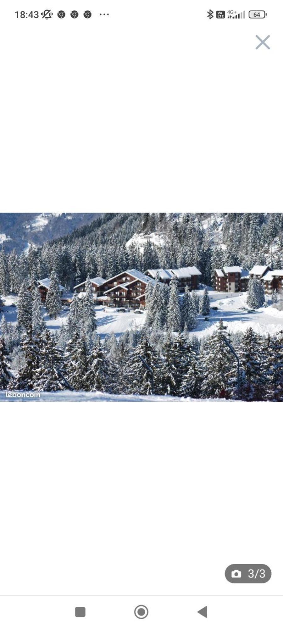 Studio Au Pied Des Pistes Avec Vue Sur La Montagne Mieussy 外观 照片